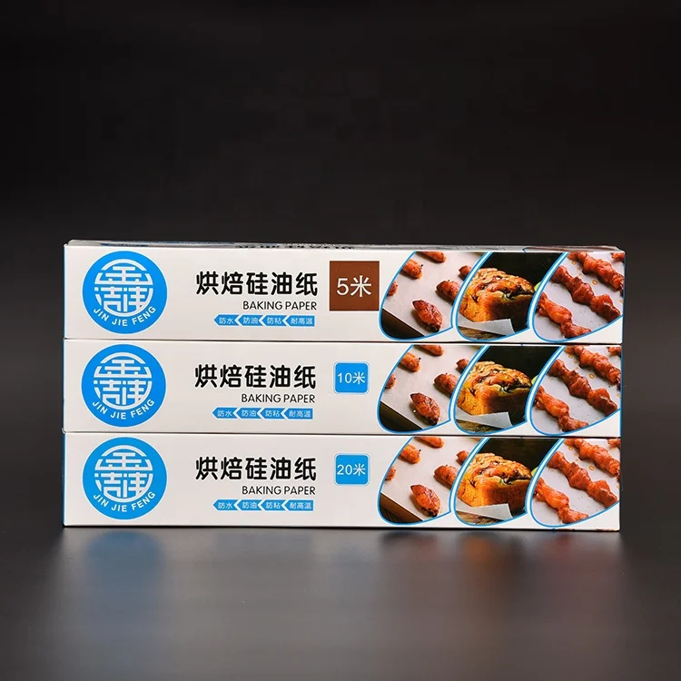 
 Высокотемпературная антипригарная белая бумага для выпечки кремния  