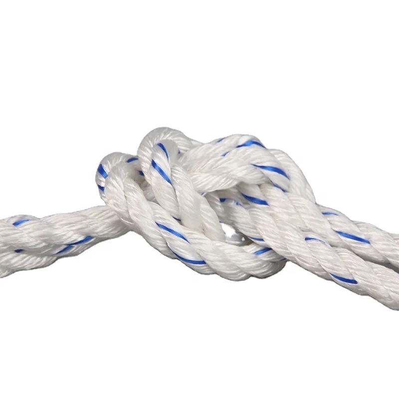 White with Yellow,Red,Green,Blue Tracer Trust-K Cordage Premium High Tension Safe Lifeline