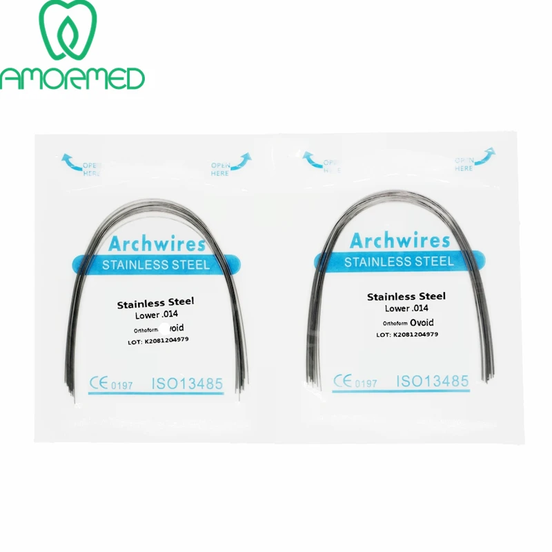 
Dental orthodontic stainless steel arch wire for braces 