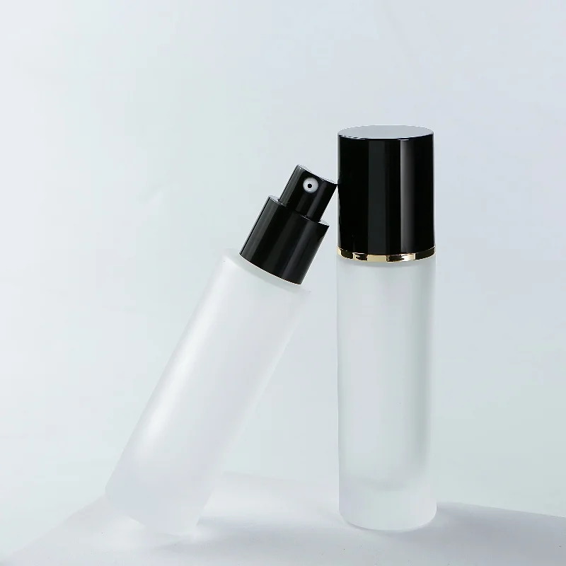 custom design personal care High Quality Waterproof Cylinder 30ml liquid foundation bottle with pump