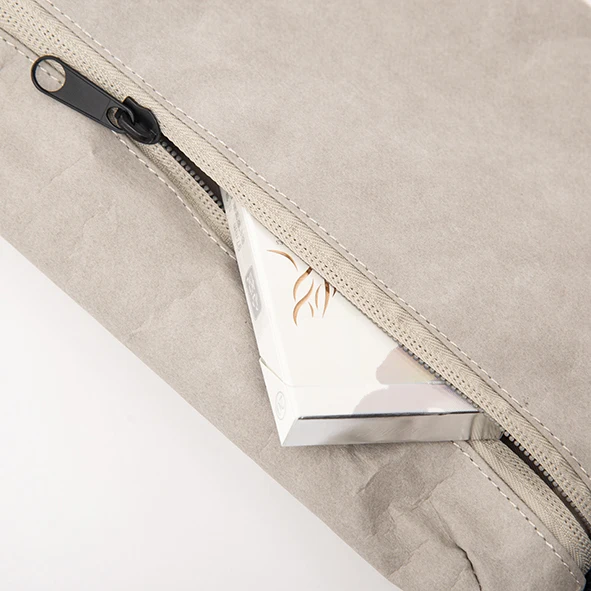 Kraft Paper Recycled Light Weight Paper Fanny Pack Waist Bag Daily Sport Waist Bag