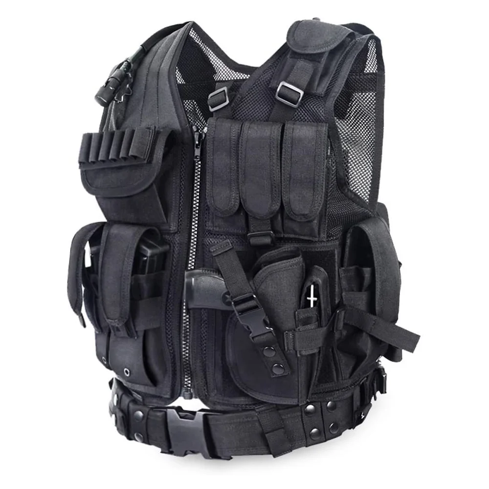 
Military Equipment Tactical Vest Hunting Molle Vest For Outdoor Wargame Army Training Paintball Protective Vest 