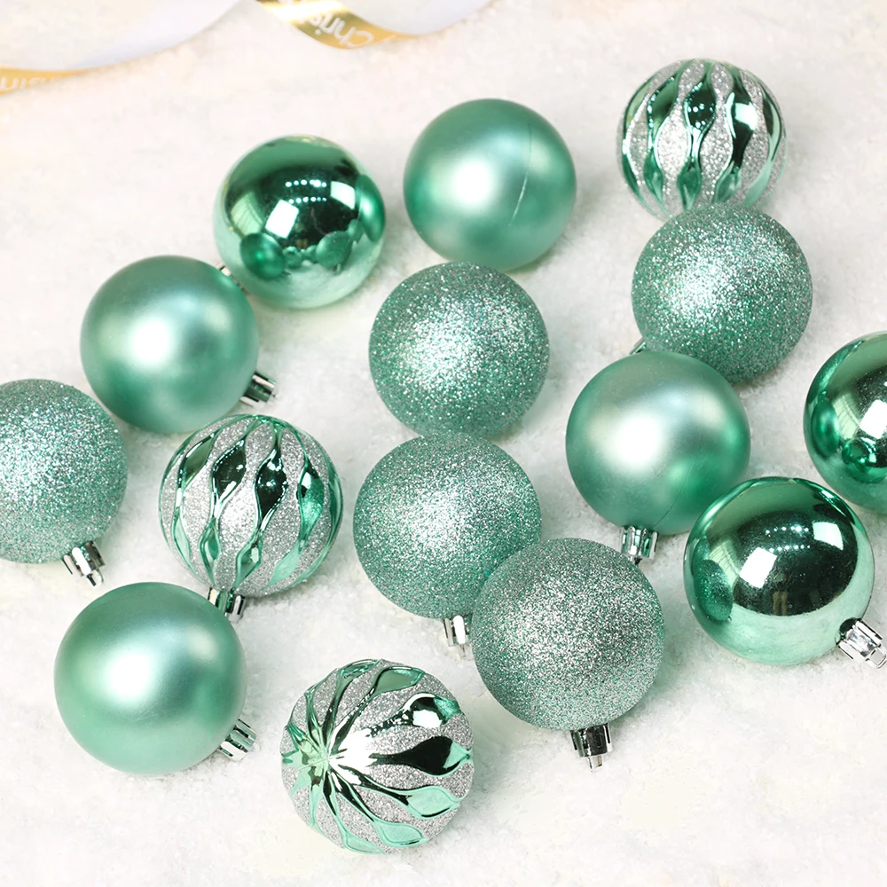 24Pcs Christmas Balls Ornaments for Xmas Christmas Tree - Shatterproof Christmas Tree Decorations Hanging Ball for Holiday