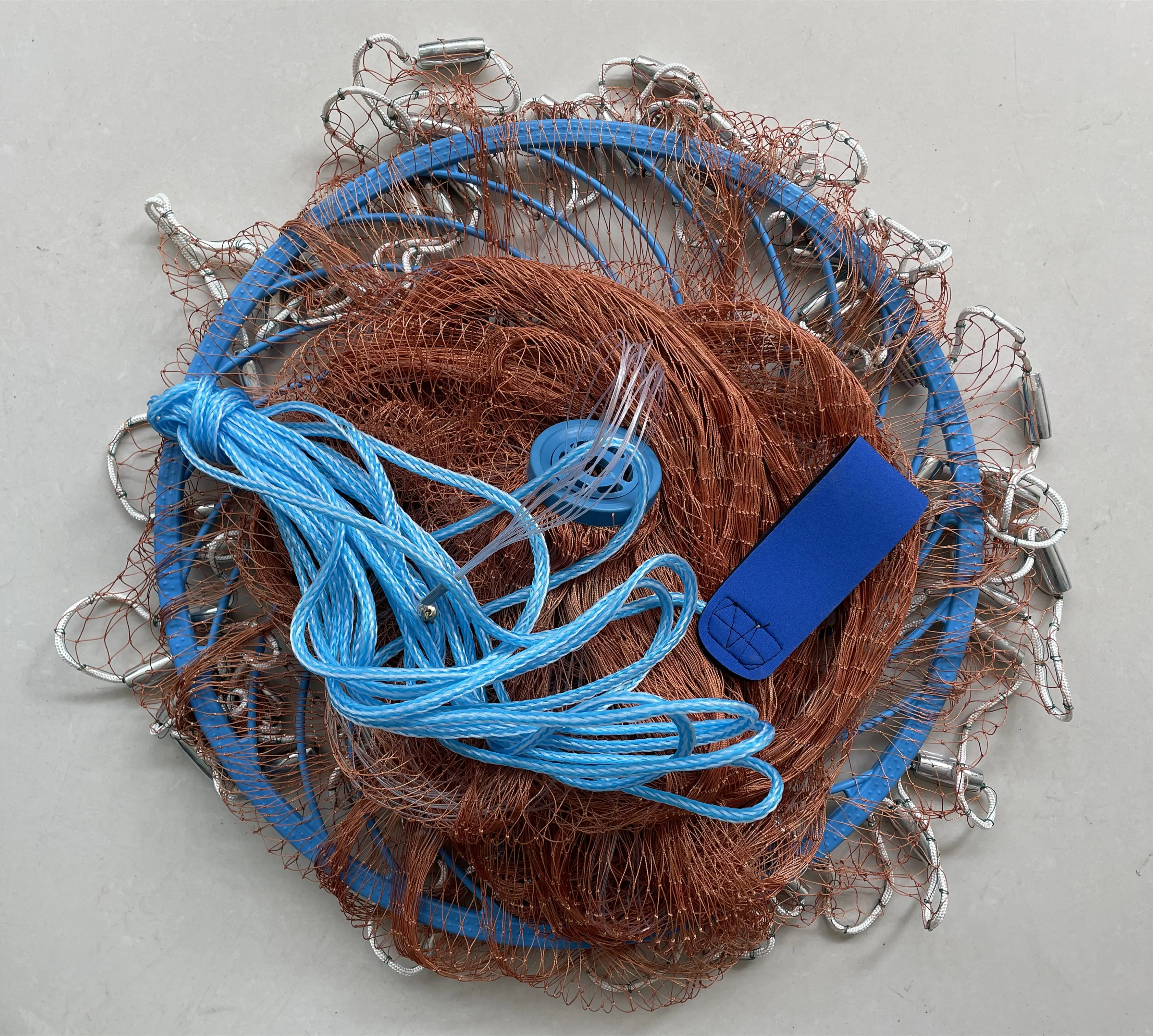 
Price frisbee cast net fishing cast net fishing net nylon chain cast net 