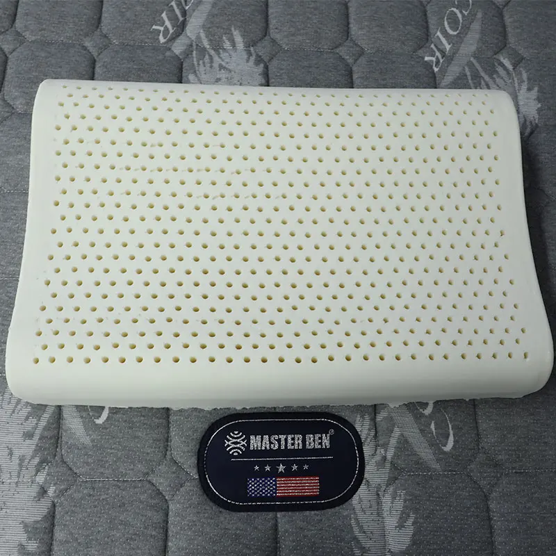 Comfort Orthopedic Neck Latex Pillow Sleep Soft Foam With Cover