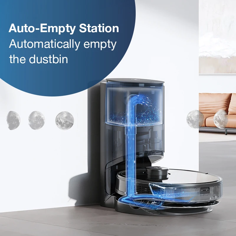 ECOVACS DEEBOT N8+ Black Durable using low price 40w floor care vacuum cleaner robot smart