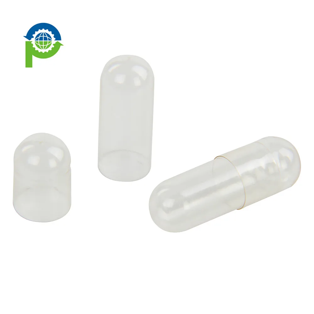 
Transparent vegetable cellulose Empty HPMC vegan Capsules Size 0 