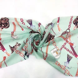 Leopard Print woven polyester fabric italian chiffon polyester fabric for upholstery