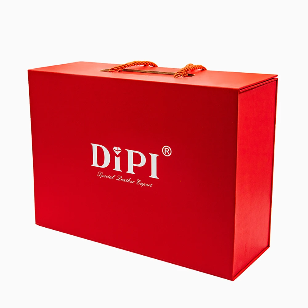 Custom Packaging Cardboard Box Paper Rigid Folding Magnetic Gift Box With Handle