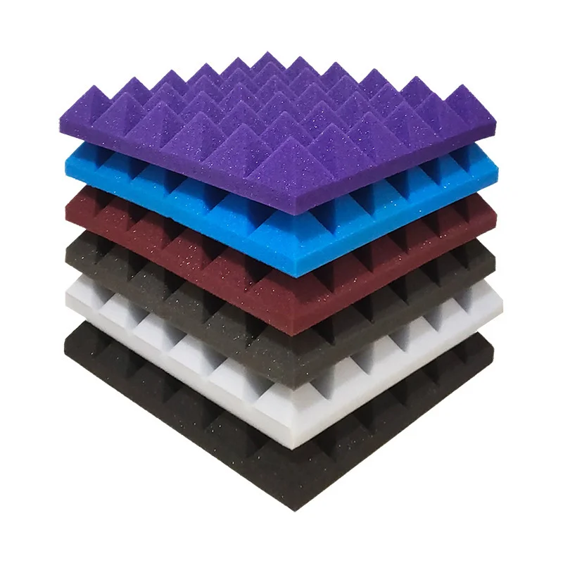 Acoustic foam panels white Factory direct sale cheap price sound insulation special-shaped acoustic studio foam Ktv