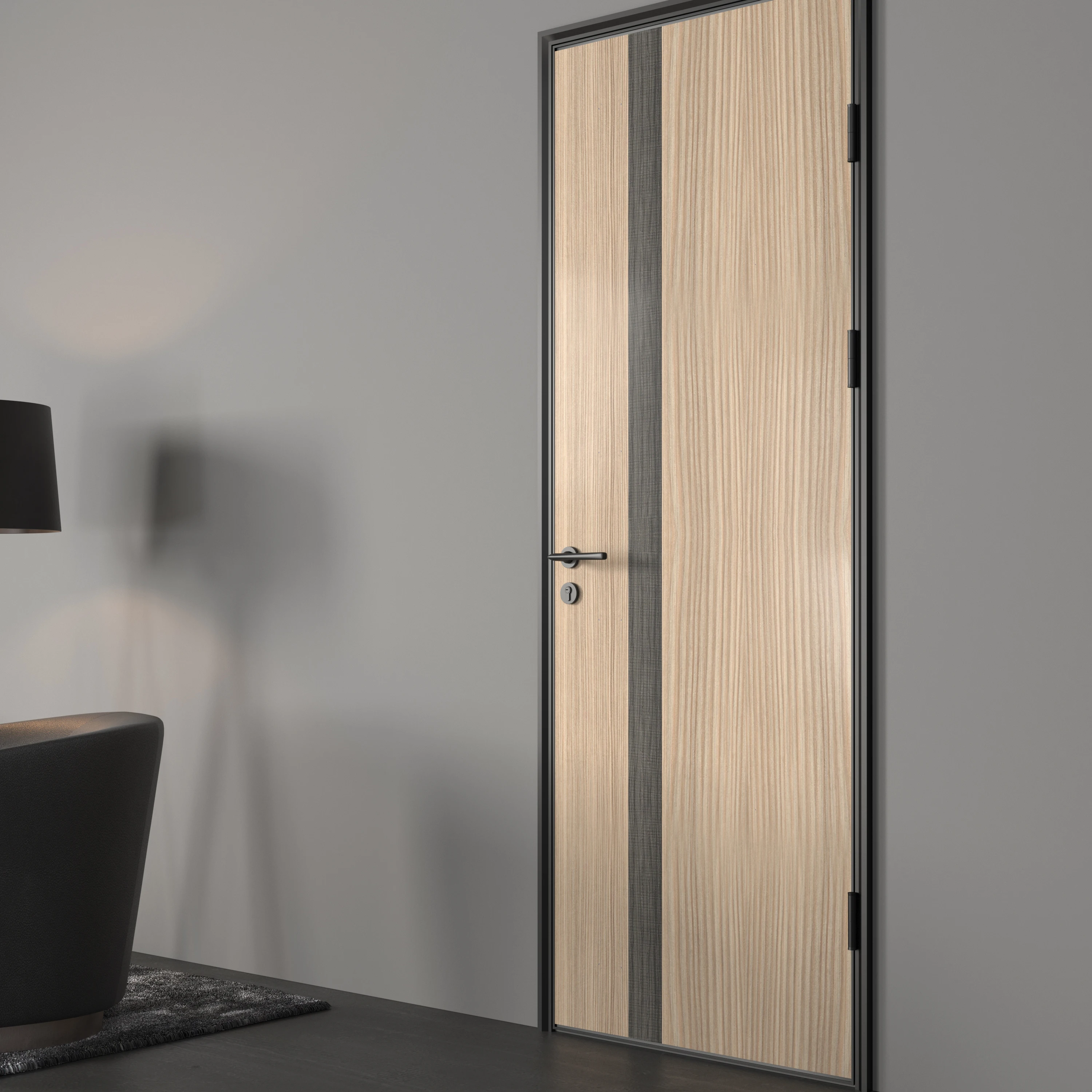 Direct Sales Ark Lock Interior Renovation Unequal Double Door
