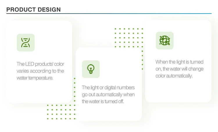Led Basin Faucet Temperature Colors Change