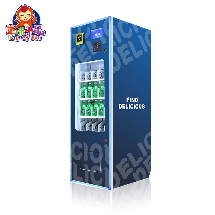 24 Hours Online Self Service bubble tea and coffee vending machine for sale