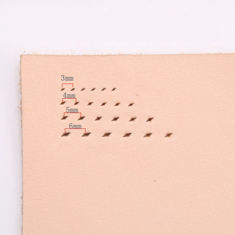 Оптовая продажа высококачественные инструменты из нержавеющей стали разных размеров для кожевенного резака шитья кожи