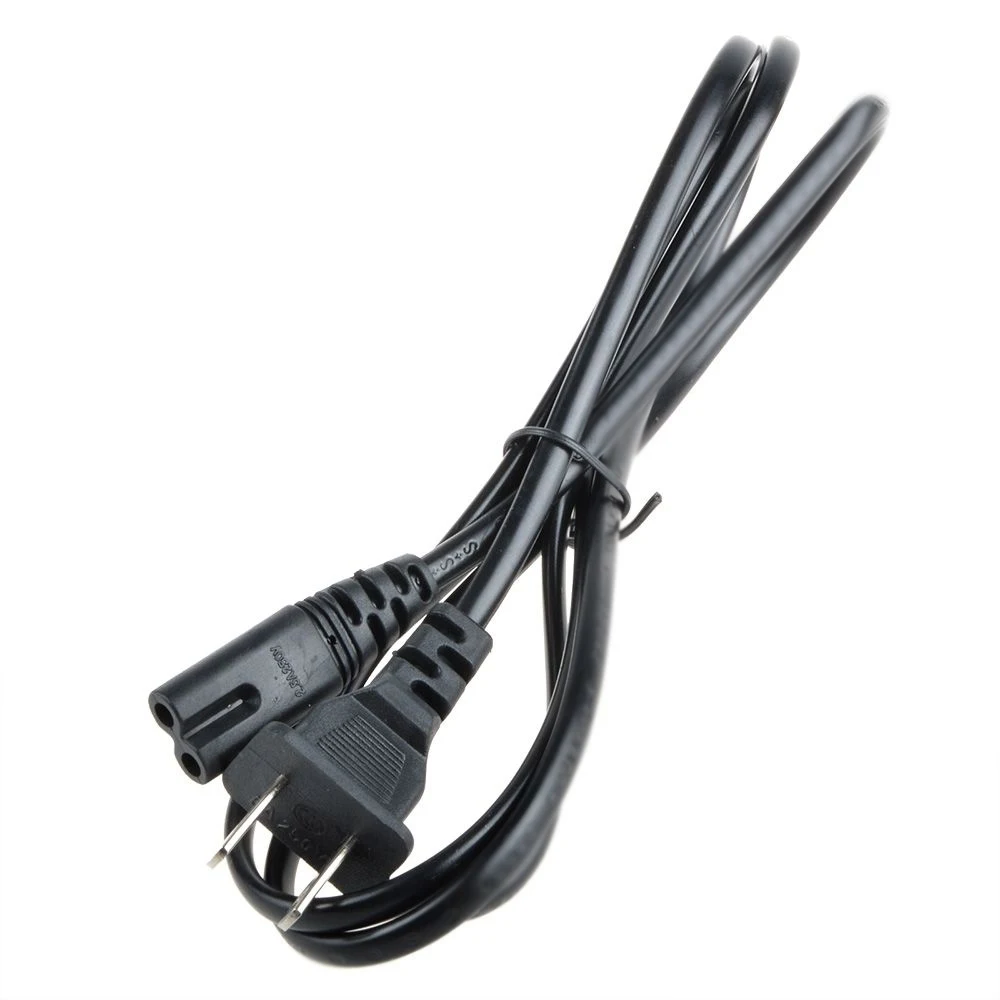 Кабель питания переменного тока для PS2/PS3/PS4/XBOX Power кордовый кабель адаптер 2-зубец Порт 1 8