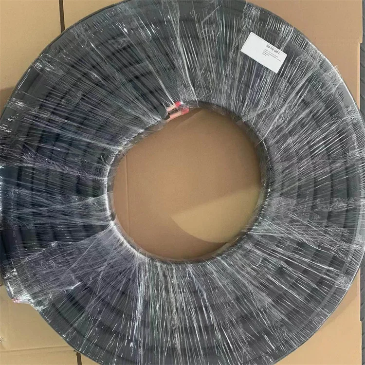 Black Rubber air conditioner copper pair coil 25FT 8 meter refrigeration line sets