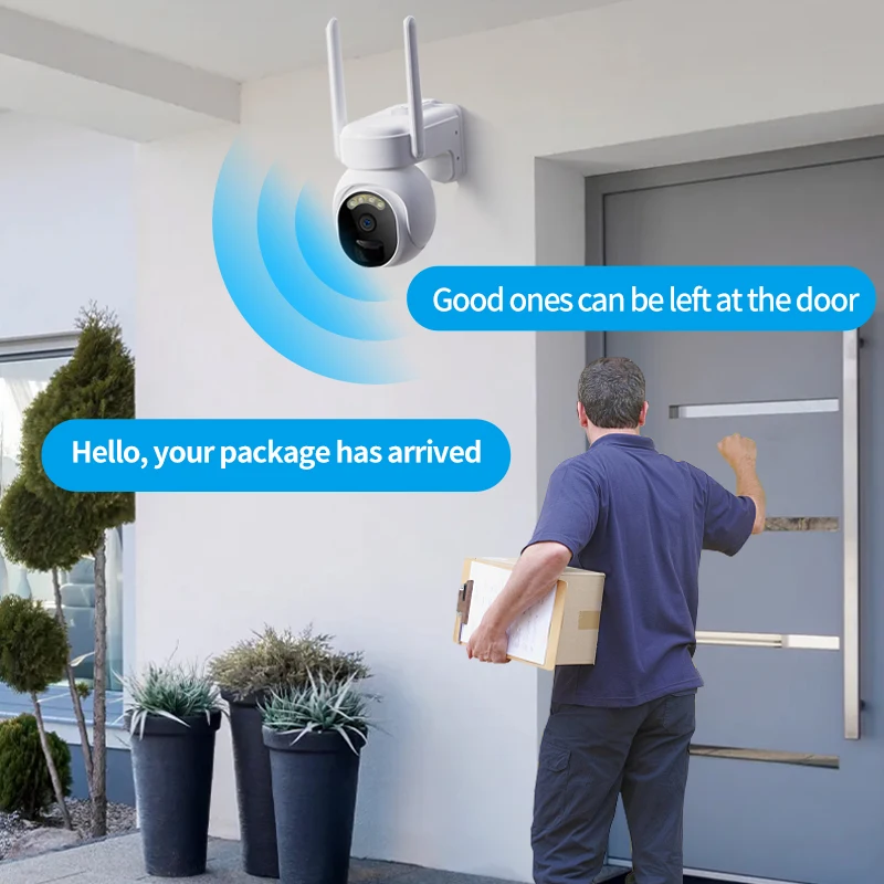 Ubox AOV Солнечная система безопасности 4G работает весь день 3MP CCTV PTZ камера беспроводная с солнечной панелью 16 Вт 12000 мАч батарея