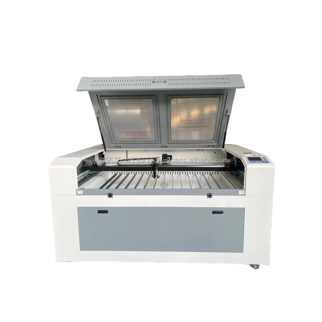 Desktop Laser Engraving Machine 9060 1390 1610 with Ruida Control CW5200 Chiller 550W Fan Leadshine Motor Driver Waste Box