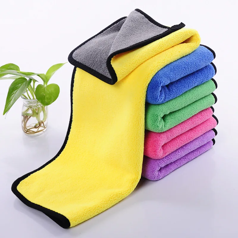 Microfiber Cleaning Cloths Car Drying Car Wash Microfiber Towels Household Kitchen Cleaning Towel Cloth