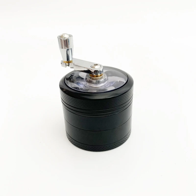 Tobacco Ball Wholesale Dry Metal 4 Piece Titanium Herb 55mm Herbal Smoking Accessories Weed Hand Grinder