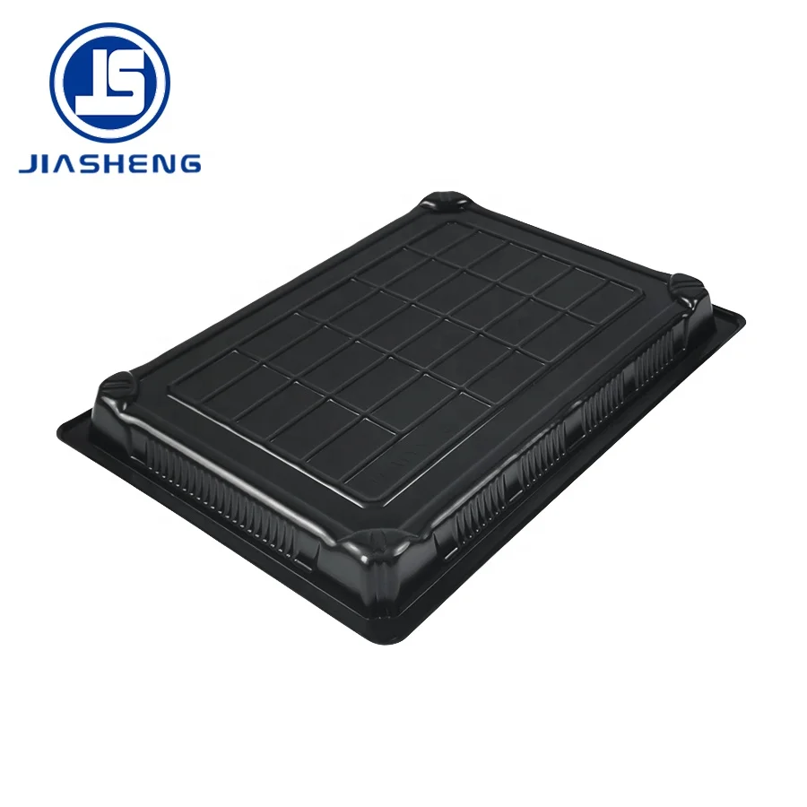 Wholesale Disposable Plastic Food Take Out Sushi Tray For Sushi Packing Custom Take Away Japanese Sushi Food Container Box