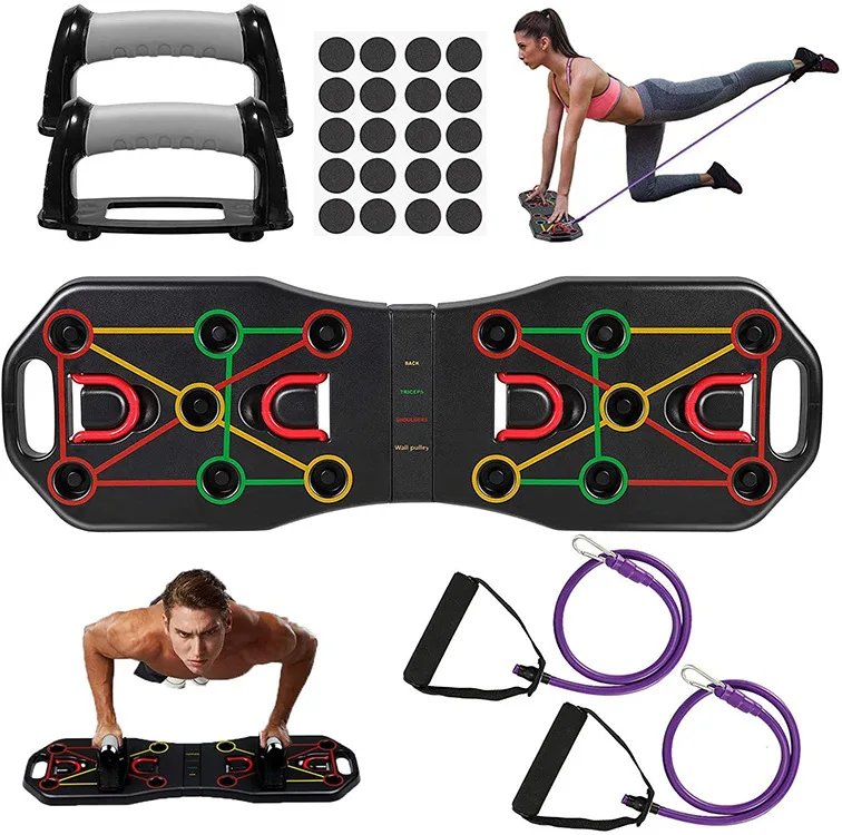 12 in 1 multi-function Adjustable Bodybuilding push-up Exercise Foldable Push-Up Board