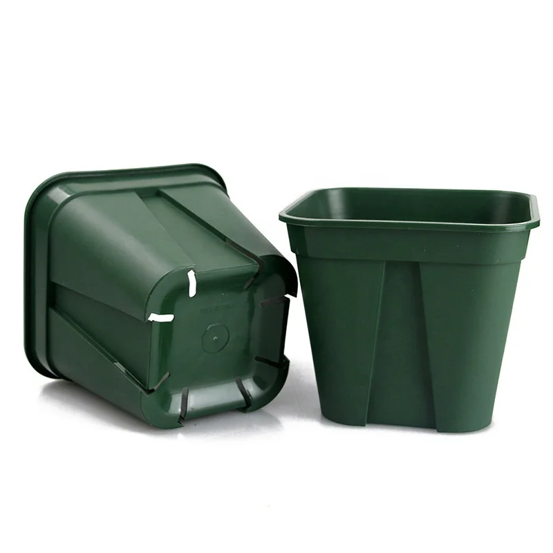 Good Quality Breathable Non-Rotten Root Rose Seedling Planting Pot Plastic Green Plant Flower Pot