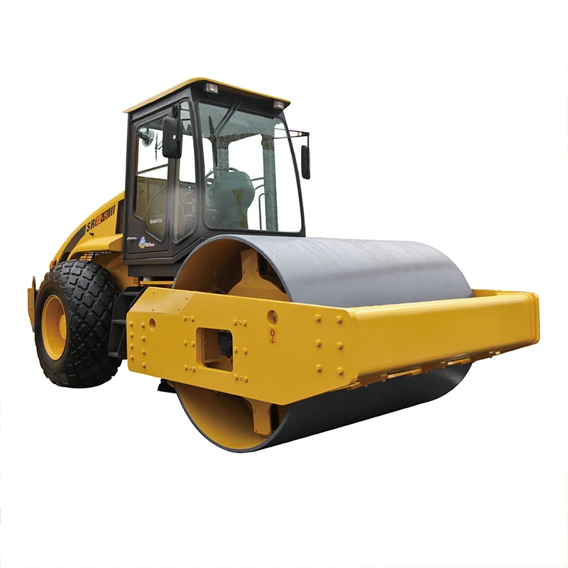 China Famous Brand SR12-5 12ton Road Roller Single Drum Vibratory With Factory Price