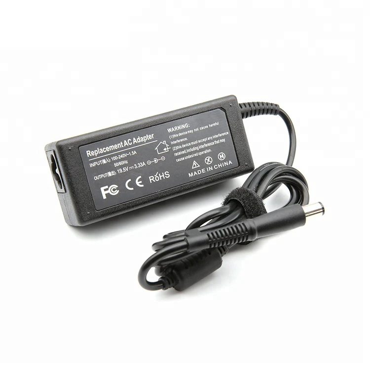 19,5 v 3.33a 65w ac черный эффективный ноутбук адаптер для hp