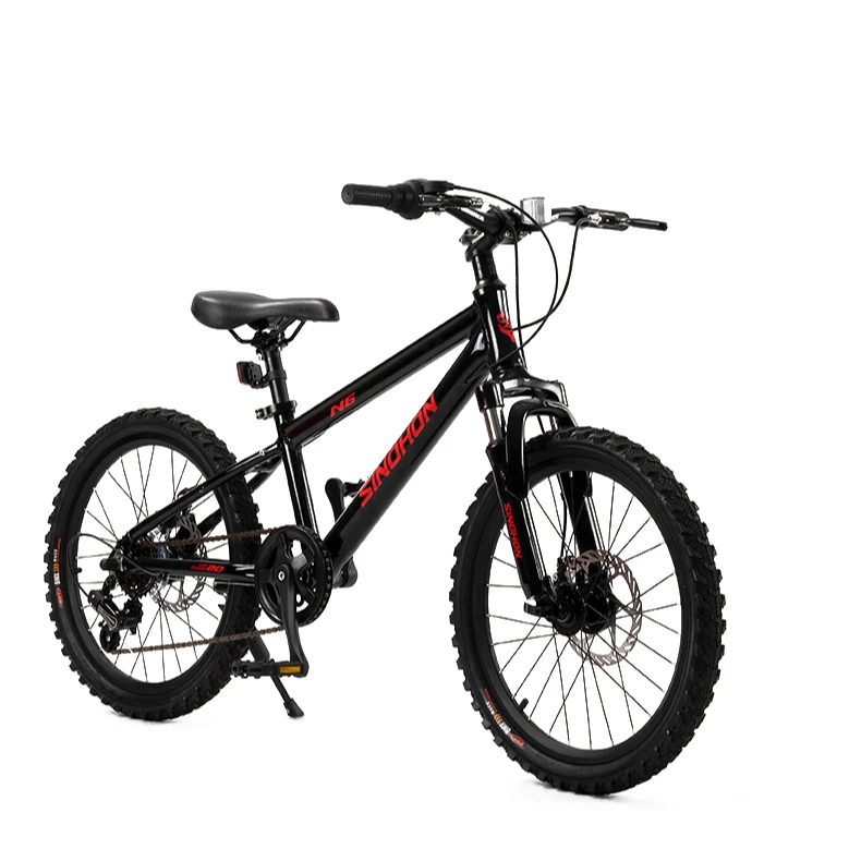 Black color 20 inch Alloy Frame mountain bikes with 111*18*61CM packaging for young man used
