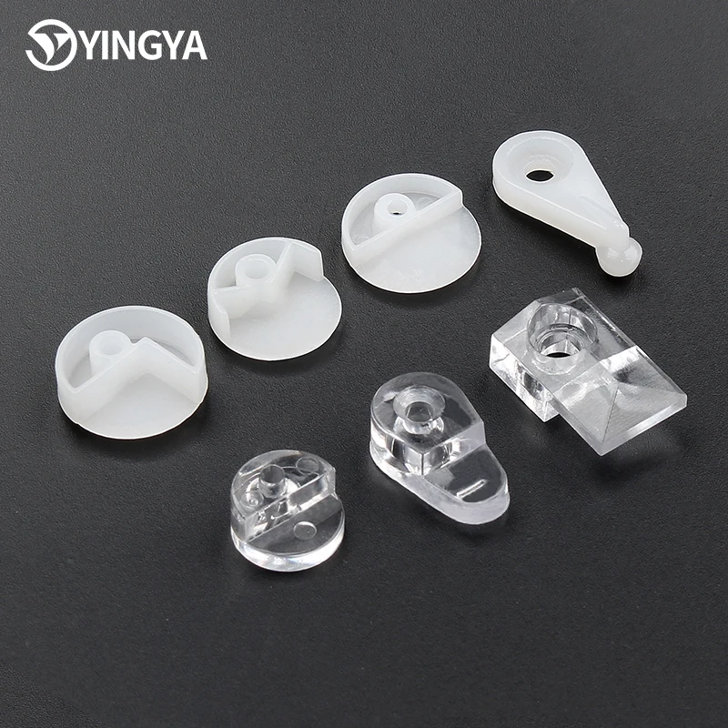 3mm/5mm Clear Plastic Mirror Holder Clips Connectors & Shelf Supports