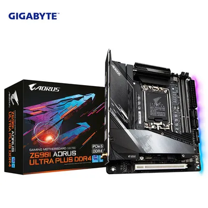 Десктопная игровая Материнская плата Gigabyte Z690I AORUS ULTRA PLUS D4 поддерживает процессоры Intel 12 поколения