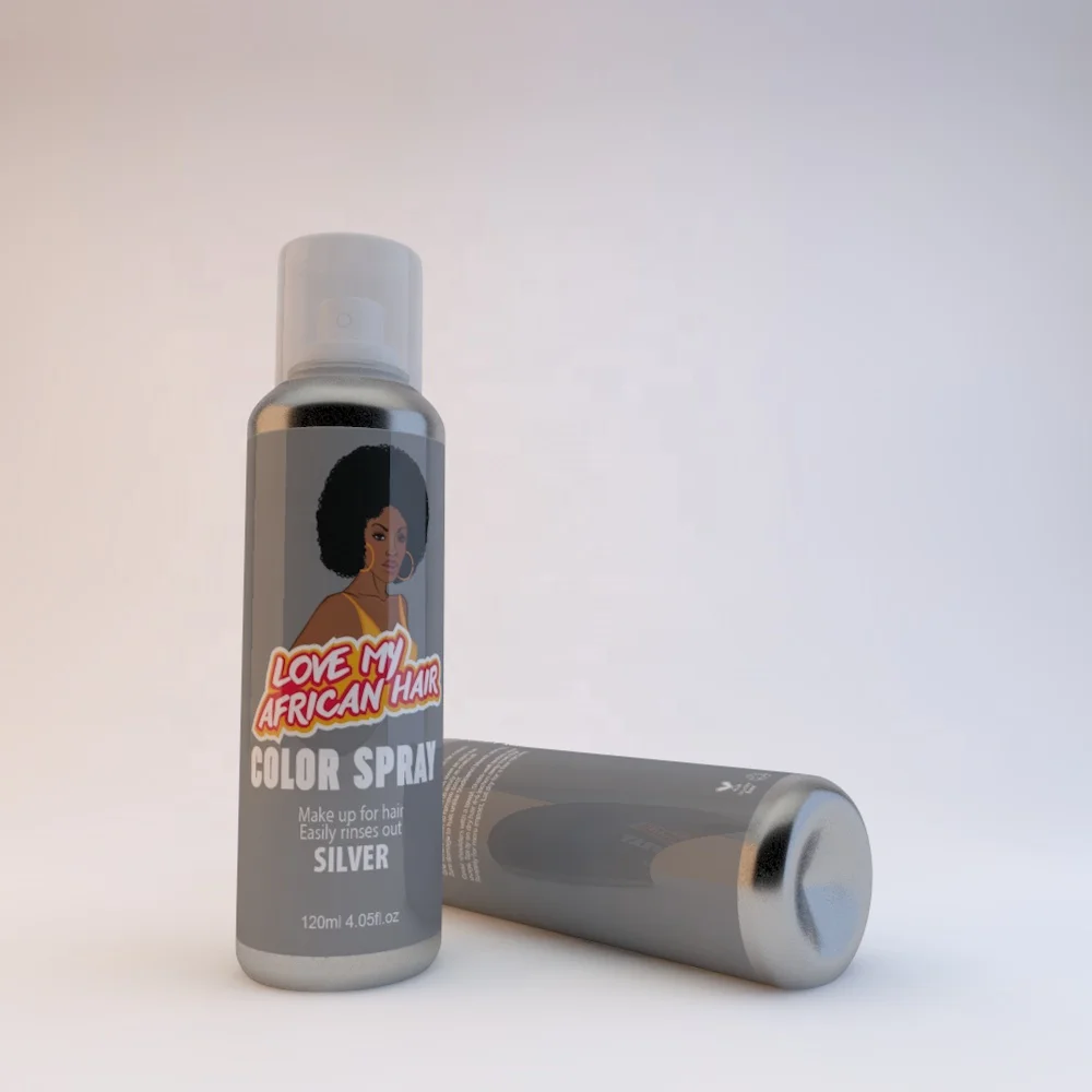 2022 Private Label Manufacturer Price Color Grey Semi-Permanent  Hair Spray Color