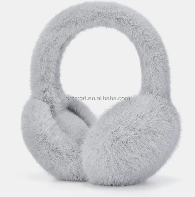 New warm earmuffs Versatile for autumn and winter Enlarge ear bags to thicken imitation rabbit plush