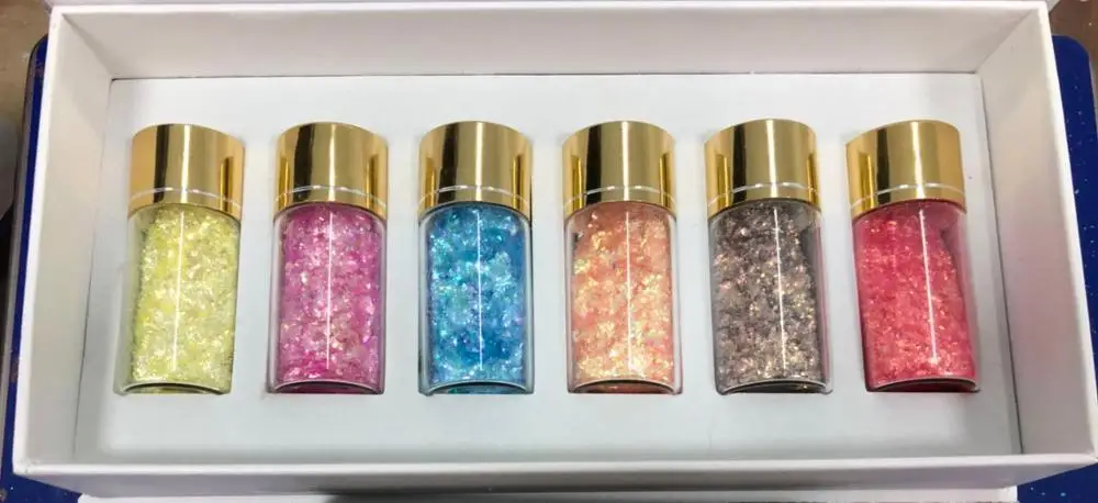 QS nail art 6 шт./лот длительное наращивание Резьба акриловая пудра система стартовый комплект Набор для оптовой продажи