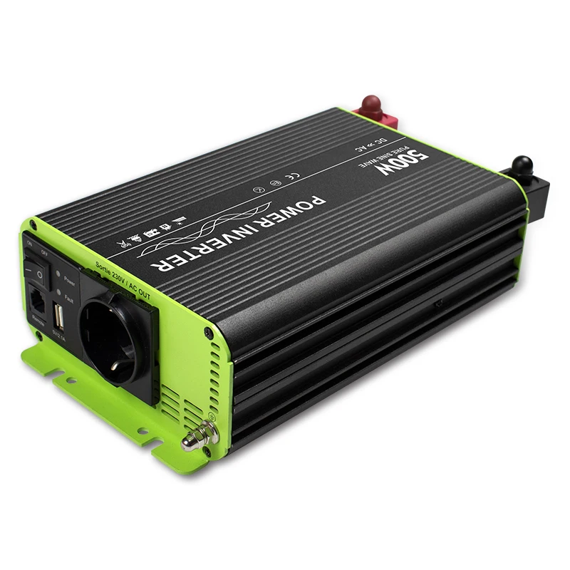 Power inverter & Converter Pure Sine Wave solar inverters 12 volt 24V to 110V 220 V 50HZ 60HZ 500 Watts 1000 W with OEM Shell