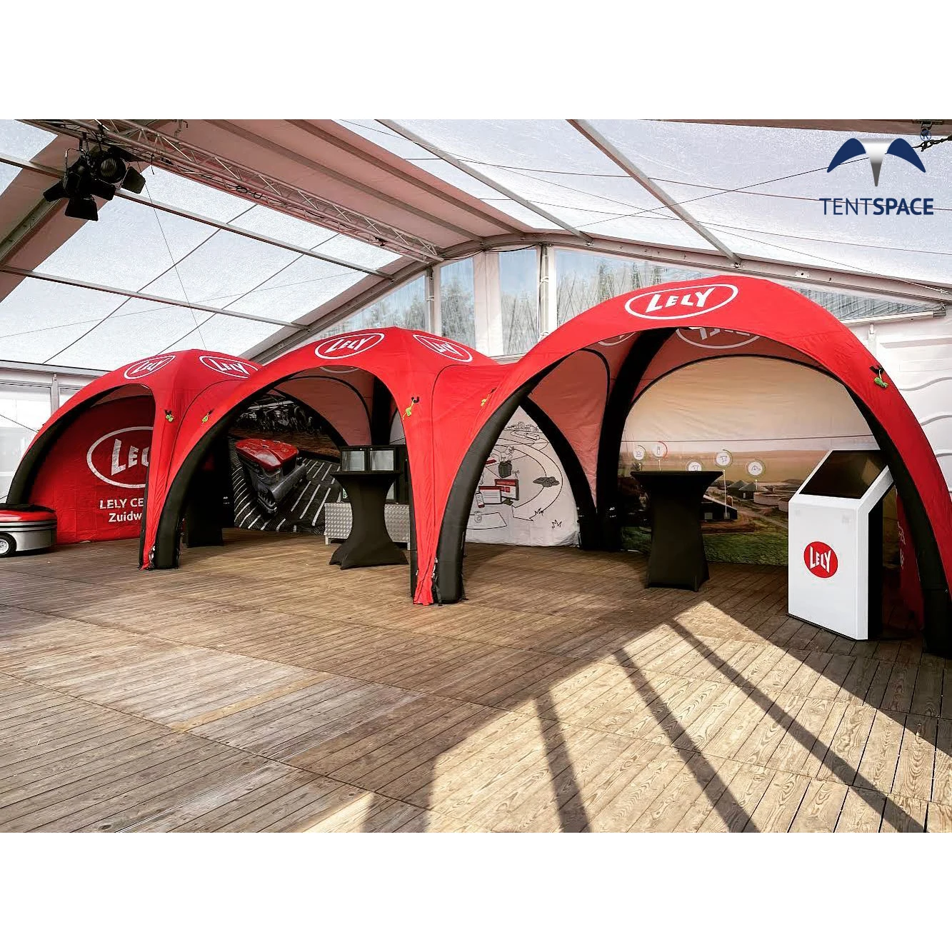Factory hot sale personalized custom made inflatable event tent modular large combined air sealed canopy for commercial events