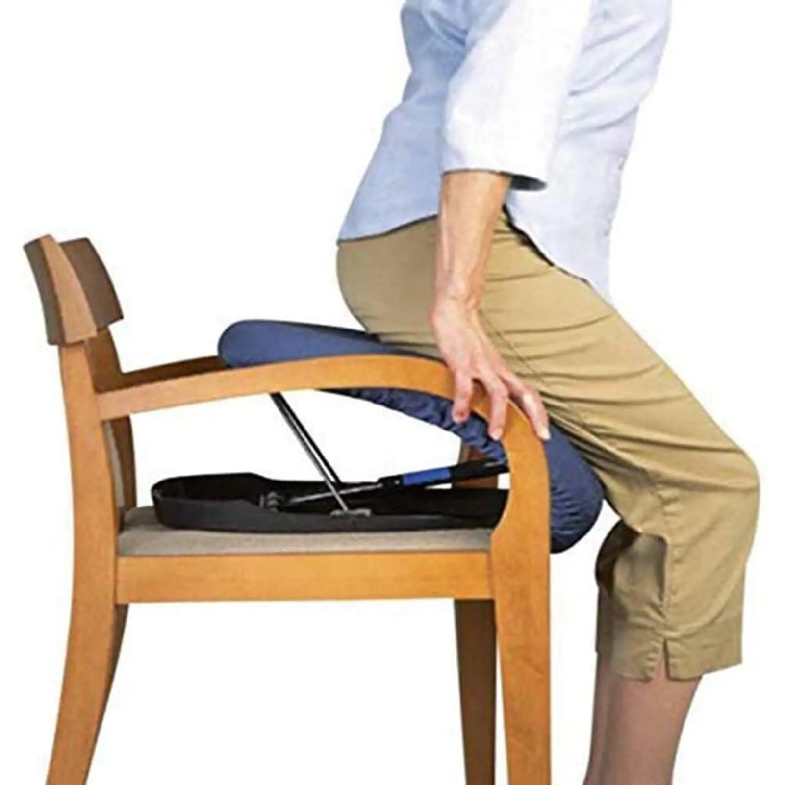 Premium Lift Assist Memory Foam Cushion Portable Alternative to Lift Chairs Stand Assist Handicap Mobility Help