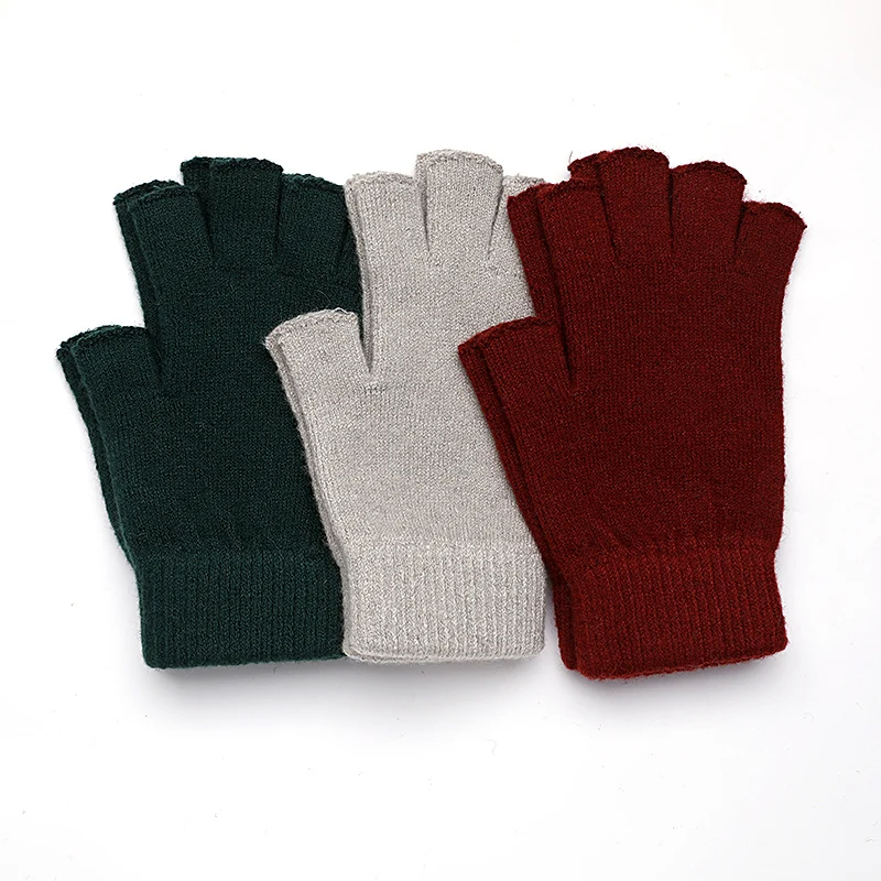 OEM Classic Leak Five Fingers for Warm Winter Ladies Cashmere Wool Finger Holster