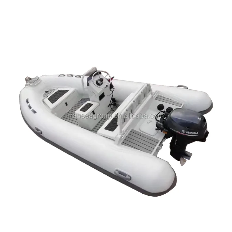 Boat 360 neoprene hypalon deep v hull yachts sports luxury boat 13 foot inflatable rigid boat