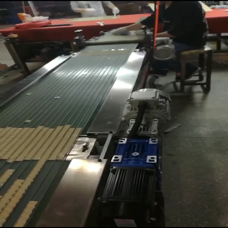 High quality CE standard automatic mosaic glass making breaking machine and stacking table