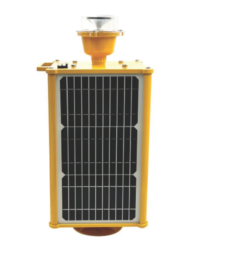 ICAO standard Solar type B low-intensity aviation obstruction light/ solar aviation light / solar obstruction light for building