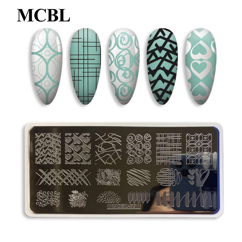 New Products Cartoon Flower 3d Custom Nail Stamping Plates Metal Plate Design Stamp Nail Stamping Plate Set