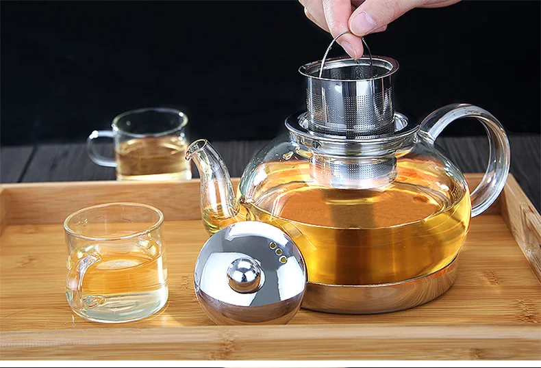 hot sell glass induction glass kettle