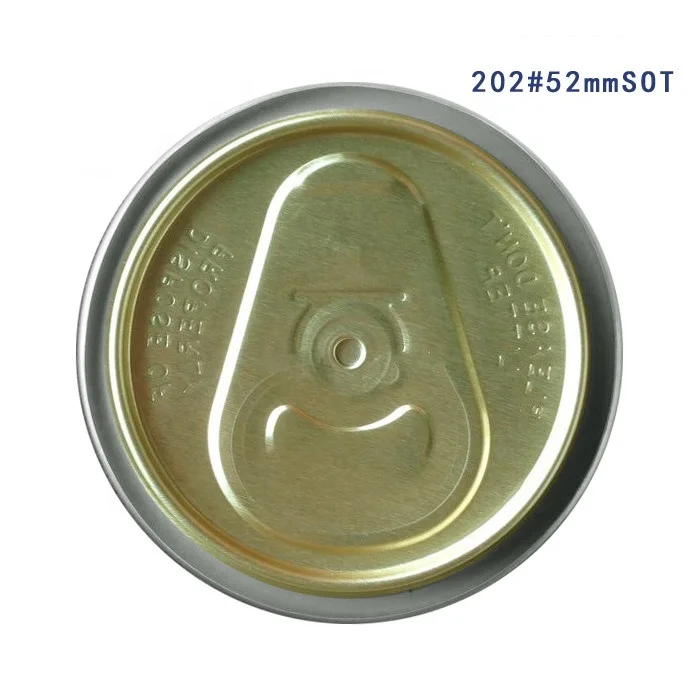 Aluminum Lids for PET Bottle, Aluminum EOE, Easy Open End 50mm and 52mm SOT/RPT for Beer Can Soda Can Beverage Can
