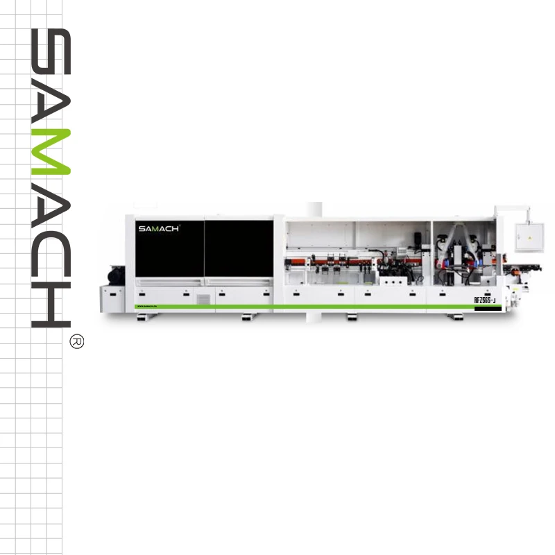 SAMACH Automatic Woodworking J Shape Edge Banding Machine J Shape Edgebander