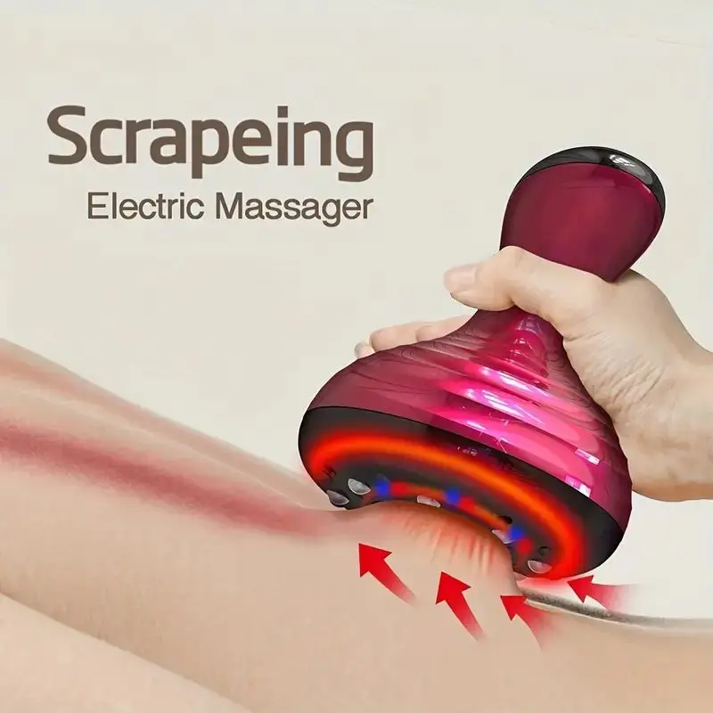 Electric Scraping Instrument With Negative Pressure Suction And Cupping For Meridian Dredging And Beauty Dehumidification