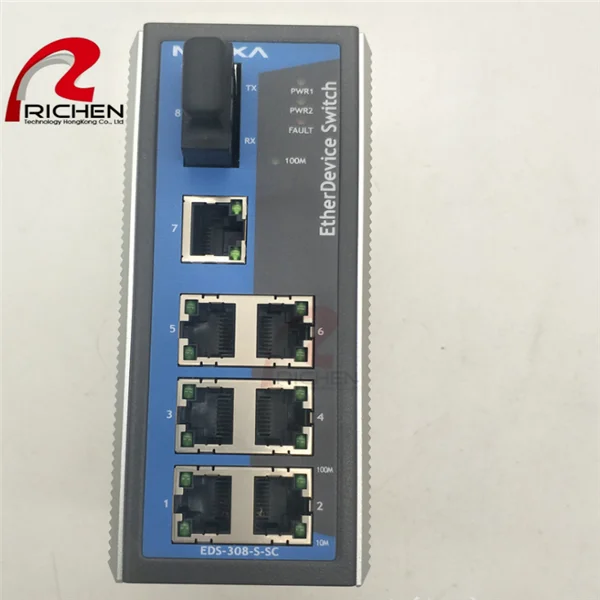 Новый и оригинальный модуль коммутатора Ethernet мокса EDS-308-T в наличии на