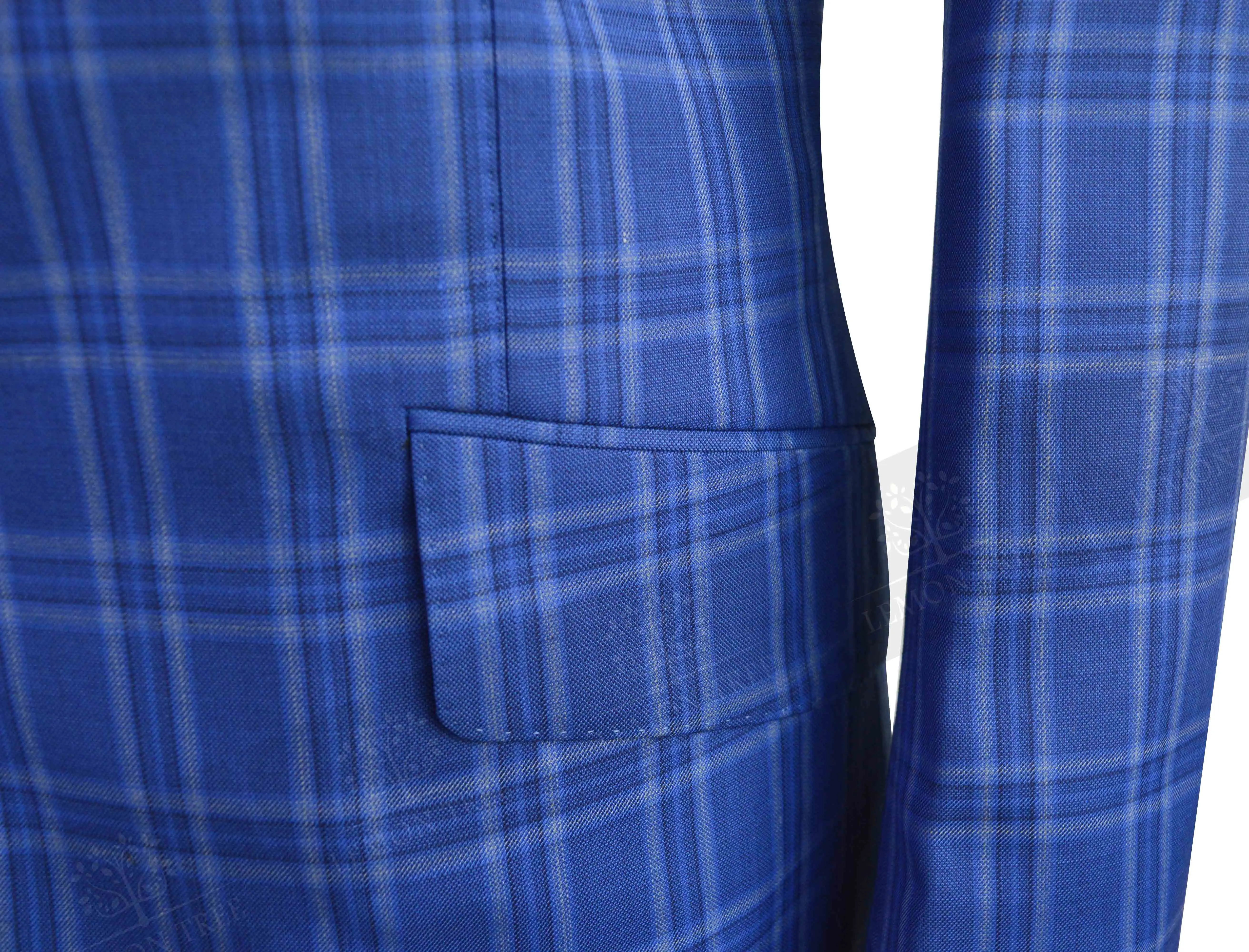 New style high quality wedding dress suits for mens blazer slim fit royal blue coat pant photos