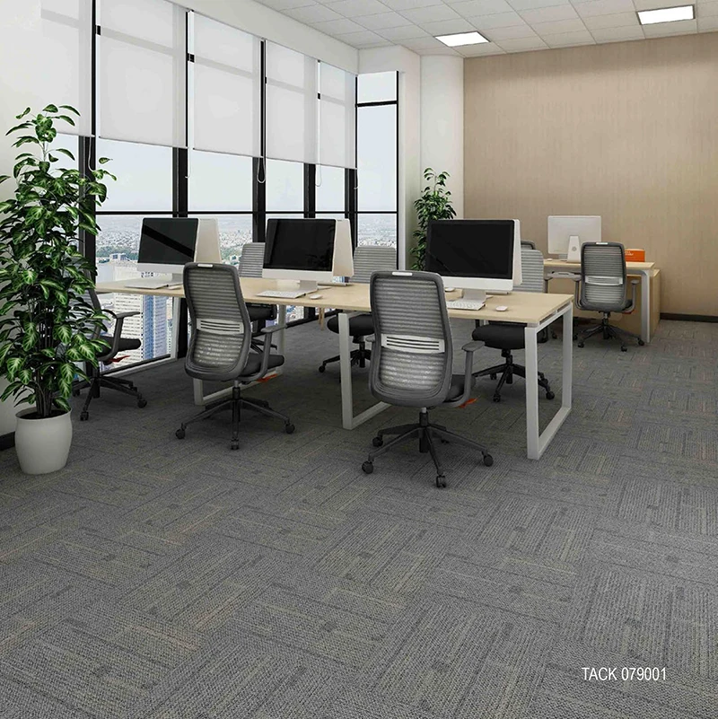 Easycarpeter TACK079 Multi-level Loop Polypropylene Moquette Carpet On Office